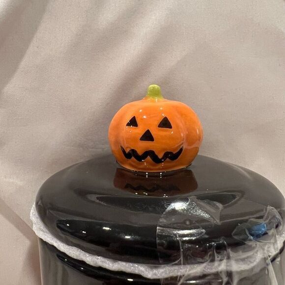 Disney Lilo & Stitch, Stitch with Pumpkins Fall Halloween Jar with Lid NWT - Picture 3 of 8